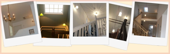 コンコルディア照明の照明を用いた、おしゃれな階段施工例の紹介