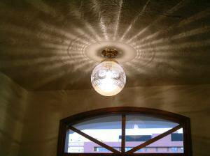 天井に広がる光の模様が綺麗な玄関照明-シーリングライト108E/COG-PB394